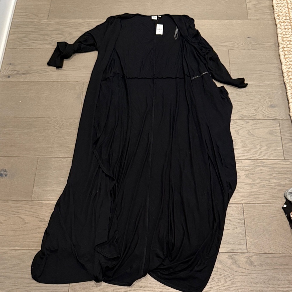 GAP Black Long Sleeve wrap dress